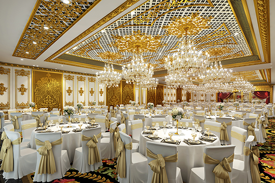 【網上婚展優惠-婚宴】全新歷山酒店 訂婚宴即送蜜月住宿、席前小食及精選紅白酒