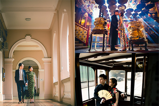 旗袍狂熱！影輯香港風情花樣年華式婚照