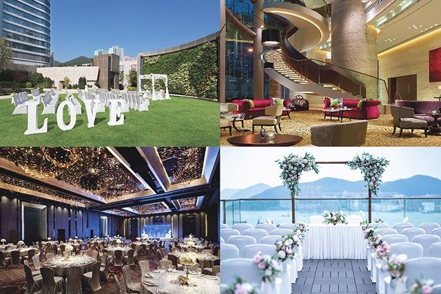 【網上婚展優惠】香港九龍東皇冠假日酒店︰$20,800花園證婚連小型婚宴