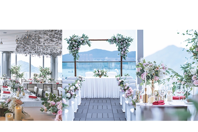 【網上婚展優惠】香港九龍東皇冠假日酒店︰$20,800花園證婚連小型婚宴