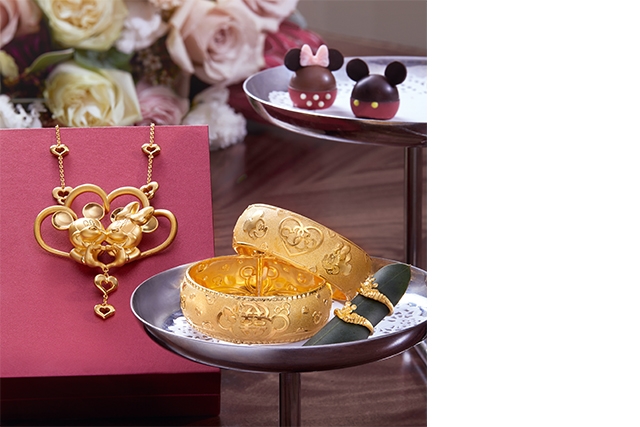 周大福_米奇米妮_婚嫁金飾