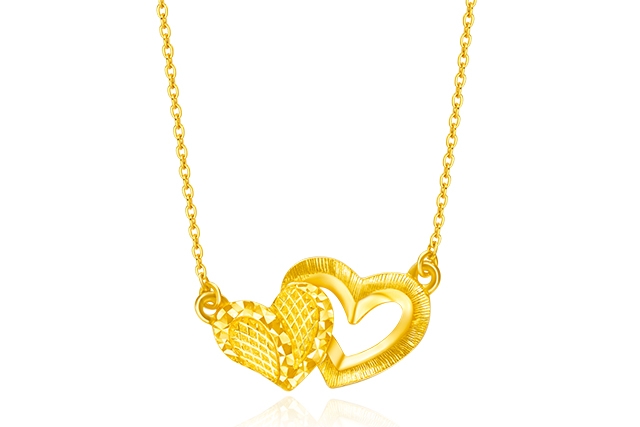 周大福「LIT」系列足金項鍊