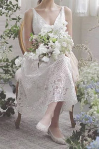 婚紗造型平底婚鞋推介丨誰說結婚一定要穿高跟鞋？丨準新娘必備的時尚舒適平底鞋