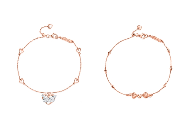 周大福情人節首飾推薦#3.「迪士尼經典」系列萌爆小情侶 共證甜蜜愛情