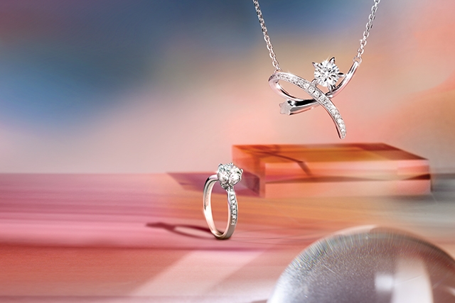 周大福情人節首飾推薦#1.「星旅」系列 耀眼星河守護愛情