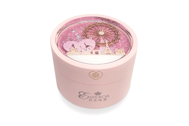 浪漫閃沙首飾盒