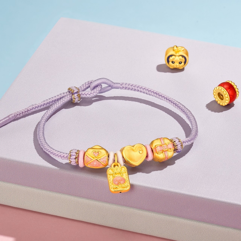 聖誕禮物放閃推介#4 六福珠寶2023黃金串飾手繩