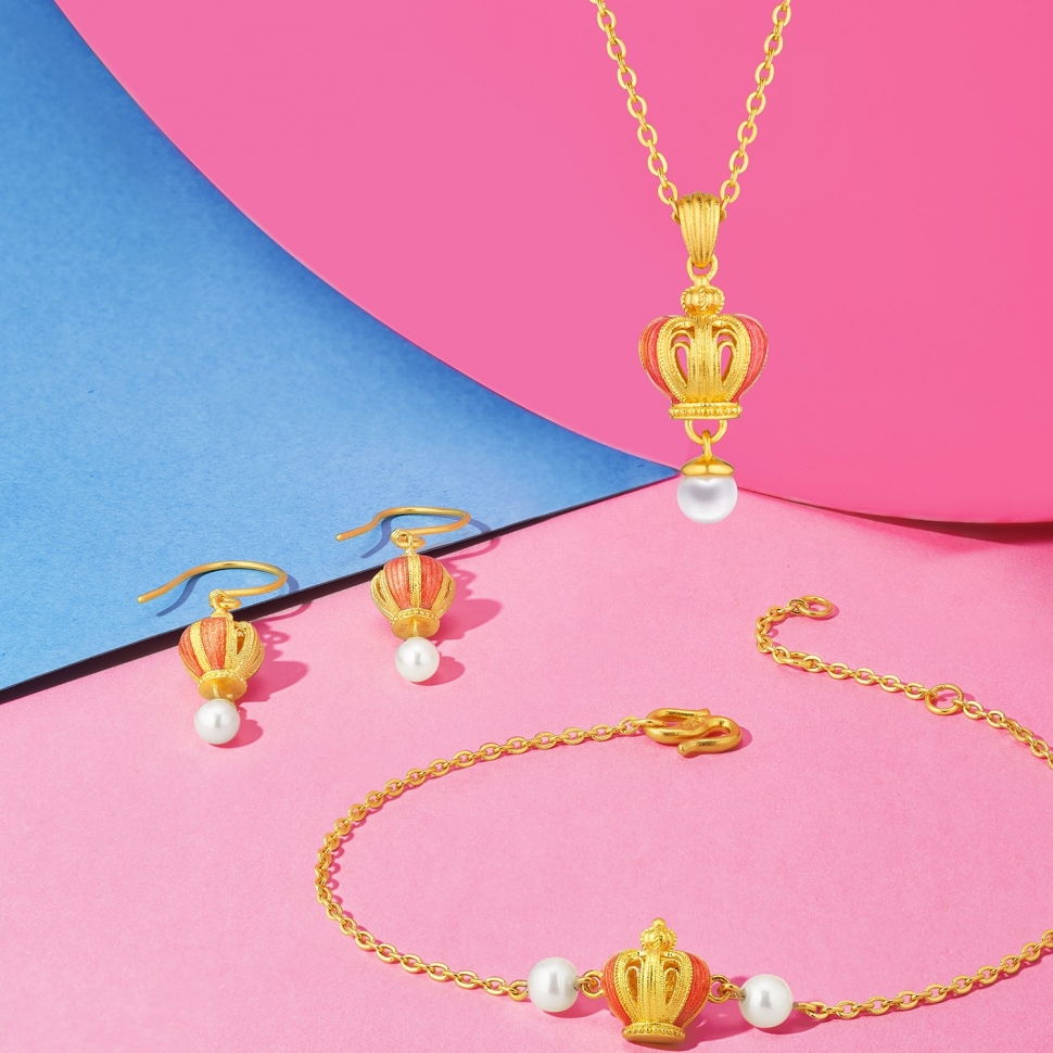 聖誕禮物放閃推介#3 六福珠寶2023 「福滿傳家」系列 多巴胺后冠黃金首飾