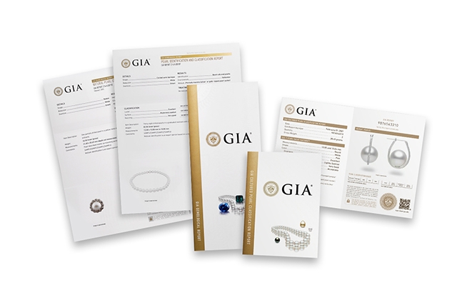 GIA提供三種珍珠報告服務包括養殖珍珠分級報告、珍珠鑑定報告、珍珠鑑定及分級報告