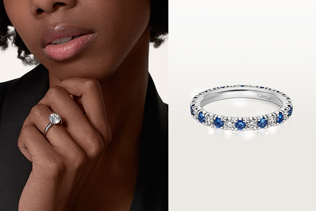 卡地亞求婚鑽戒設計×結婚對戒疊戴搭配秘訣 
