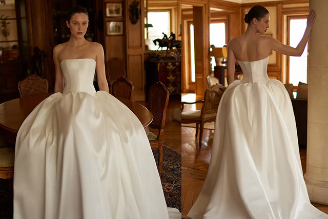 婚紗流行趨勢2026｜6大流行婚紗設計| 按身形揀婚紗Dos and Don'ts. 圖：Dana Harel &nbs