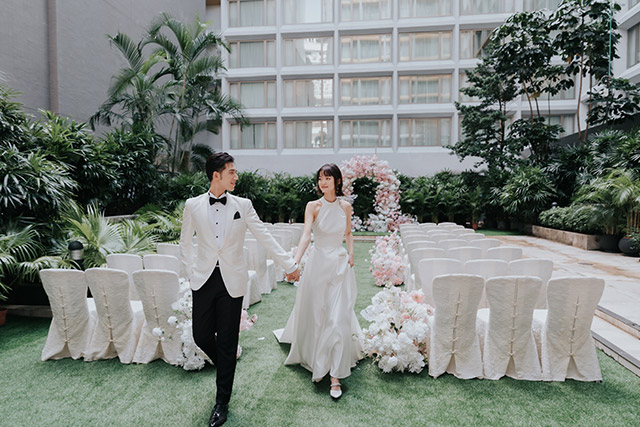 對於想在尖沙咀酒店內同時擁有室內婚宴與露天婚禮體驗的新人而言，是極具吸引力之選