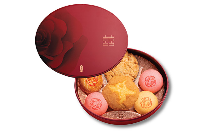 【奇華嫁喜禮餅推薦】金緣喜禮盒 售價HKD$176/每盒