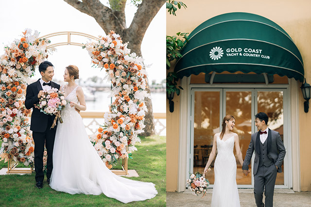 黃金海岸鄉村俱樂部．遊艇會提供多個特色婚宴場地，適合舉辦中小型婚宴及盛大婚宴，也是舉辦戶外草地證婚的首選地點