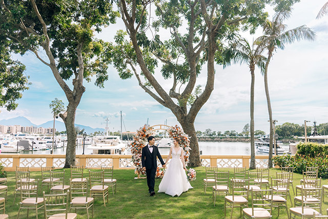 圖／黃金海岸鄉村俱樂部．遊艇會：戶外證婚場地 The Deck