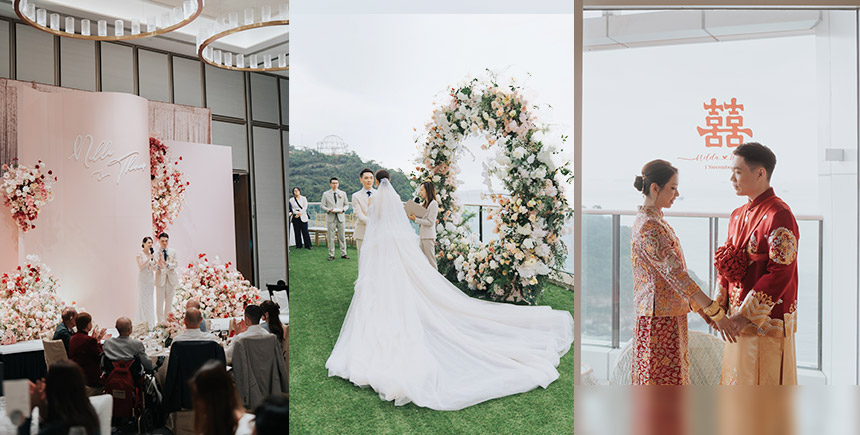 港島海景婚宴場地推介2026｜新娘真實評價分享！出門＋海景戶外證婚＋擺酒一次完成的「婚禮之旅」