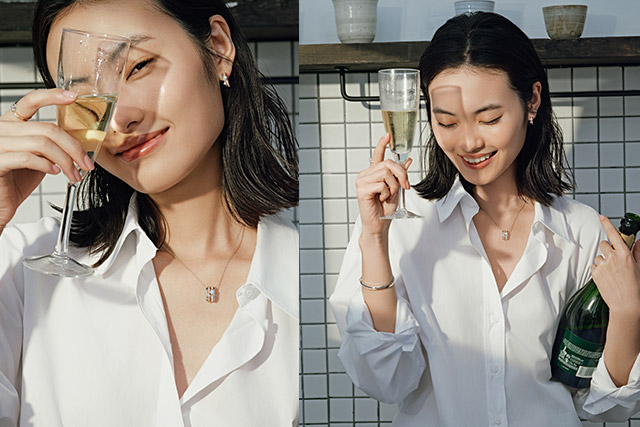 每一件Infini Love Diamond™鑽飾都將生活中的成就定格，讓光芒見證成長與蛻變