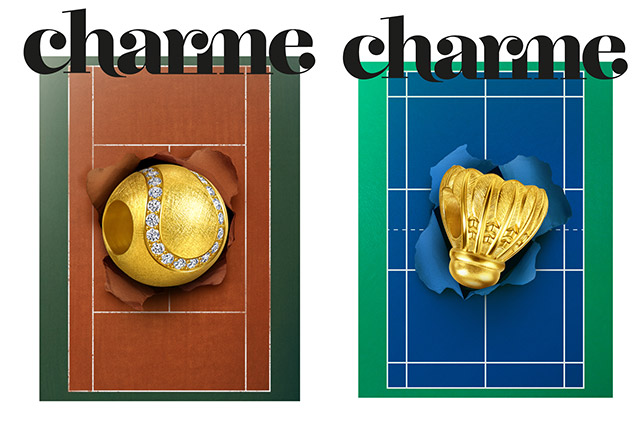 全新 Charme Sports 運動黃金串珠 一人一粒成對收藏，記錄專屬里程碑
