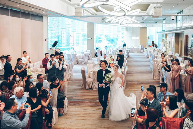 【好評不斷婚宴場地】新人李小姐：「天澄閣中菜廳評價高達五粒星！」無柱式設計＋超高質婚宴菜！