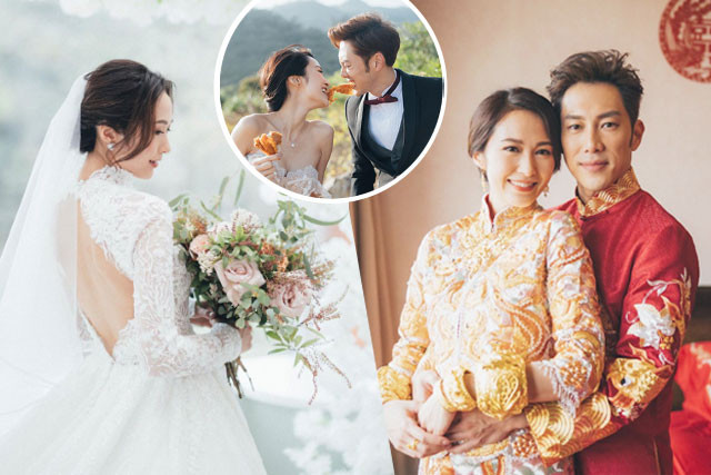 湯怡麥秋成婚禮細節｜限聚令下的小型證婚酒會｜過大禮、上頭套裝、婚紗裙褂、婚攝大公開