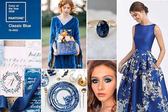 【2020 年度Pantone色彩】無懼禁忌！4個靈感打造「經典藍」時尚婚禮