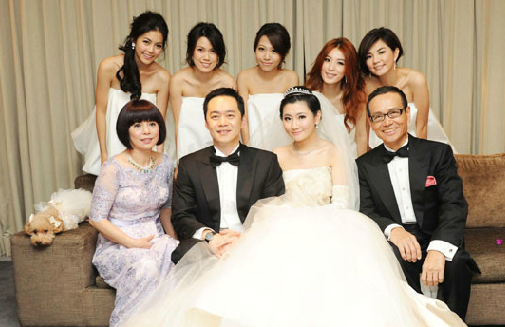 Selina與阿中感動完婚