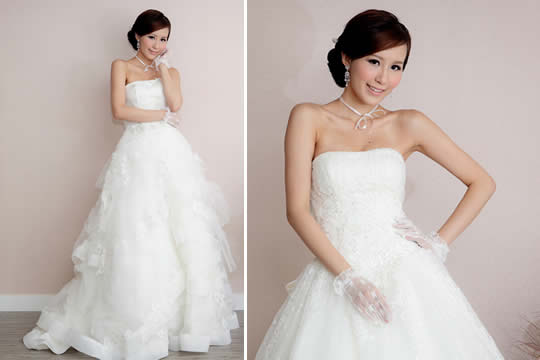 保暖與裝飾兼備的新娘手套