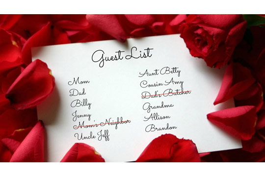 KO最惡搞的wedding guest list三步曲！