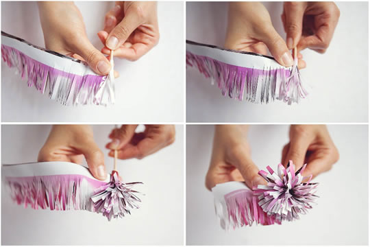 5 分鐘 D.I.Y 紙製花球