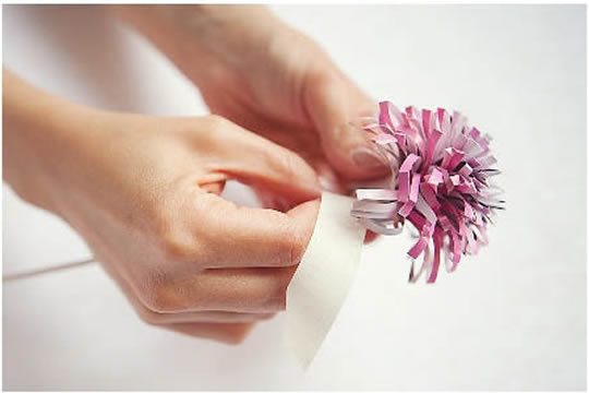 5 分鐘 D.I.Y 紙製花球