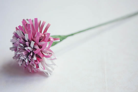 5 分鐘 D.I.Y 紙製花球