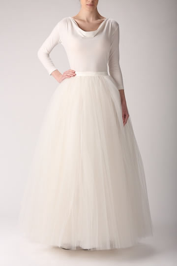 營造蓬蓬裙效果 裙撐少不了