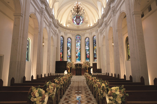 日本十大熱門證婚教堂