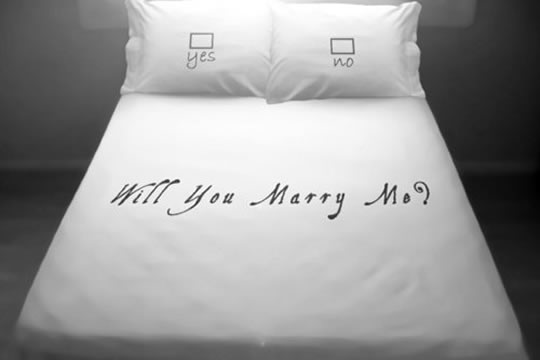 8大求婚新招 悶蛋們偷師吧！