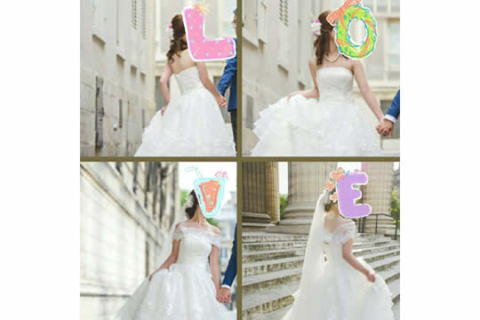 婚紗造型變變變 - 披肩篇