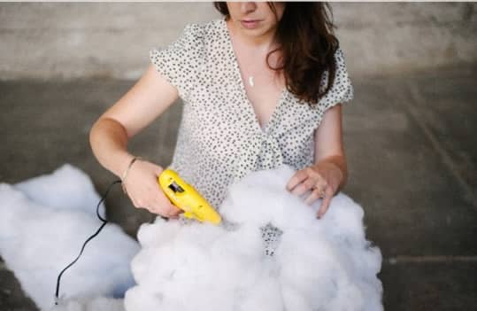 D.I.Y 夢幻白雲佈景 $200 有找