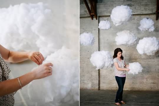 D.I.Y 夢幻白雲佈景 $200 有找