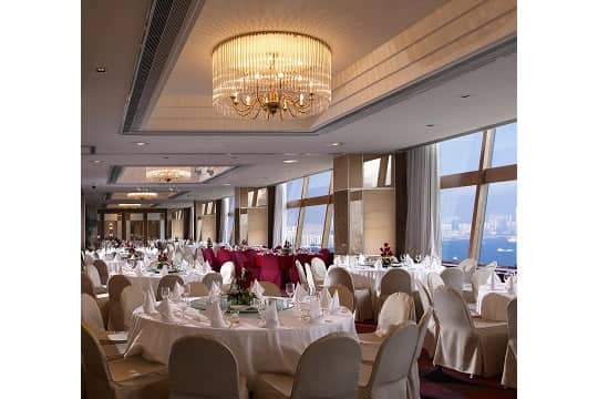 繁華城裡 實現空中婚禮 香港柏寧酒店