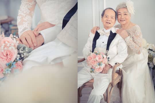 幸福到老 80歲夫婦再證婚盟