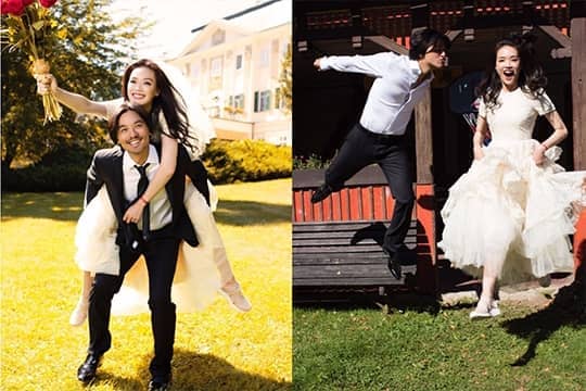 經典不敗！明星著波鞋出嫁盡顯個性