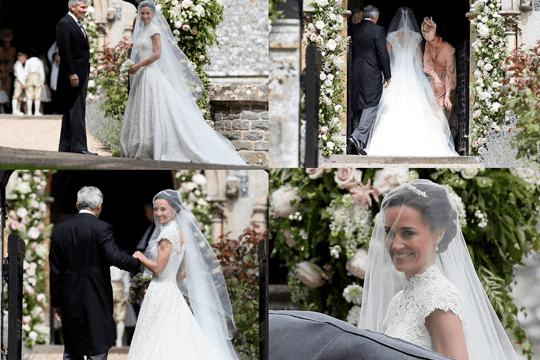 短袖婚紗當道！跟名人學揀婚紗