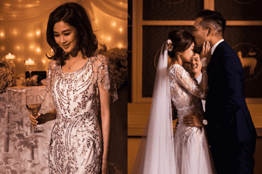 短袖婚紗當道！跟名人學揀婚紗