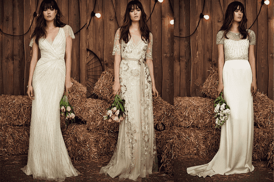 短袖婚紗當道！跟名人學揀婚紗