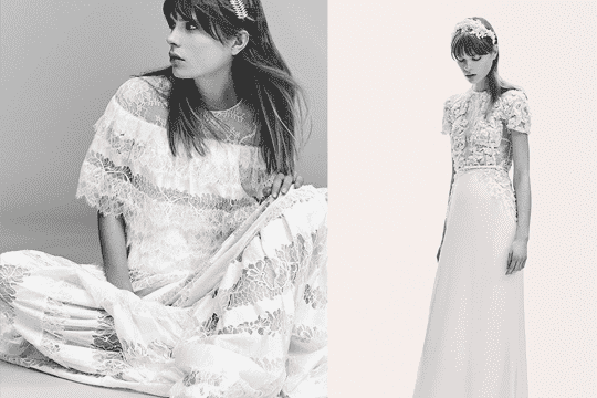 短袖婚紗當道！跟名人學揀婚紗