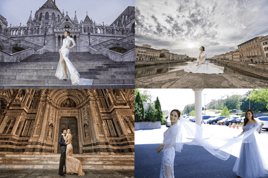 設計師解構王君馨4件嫁衣！