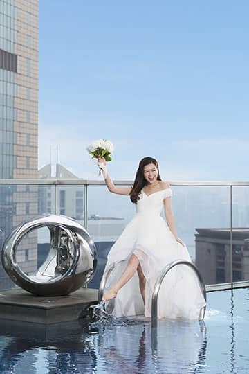 銅鑼灣罕有！露天池畔婚禮場地推介