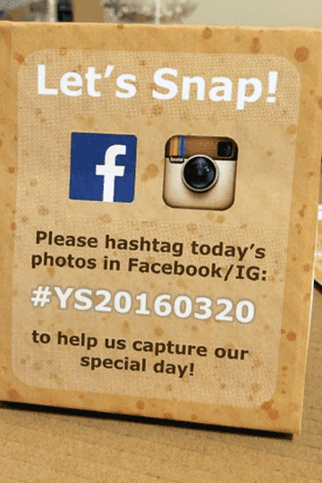 實用教學！來為婚禮Hashtag命名