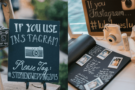 實用教學！來為婚禮Hashtag命名