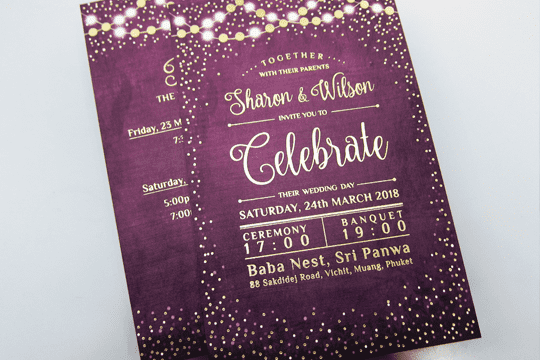 2018年浪漫紫婚禮items大搜查