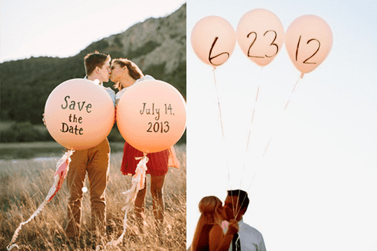 7種攝影方式請賓客Save the Date